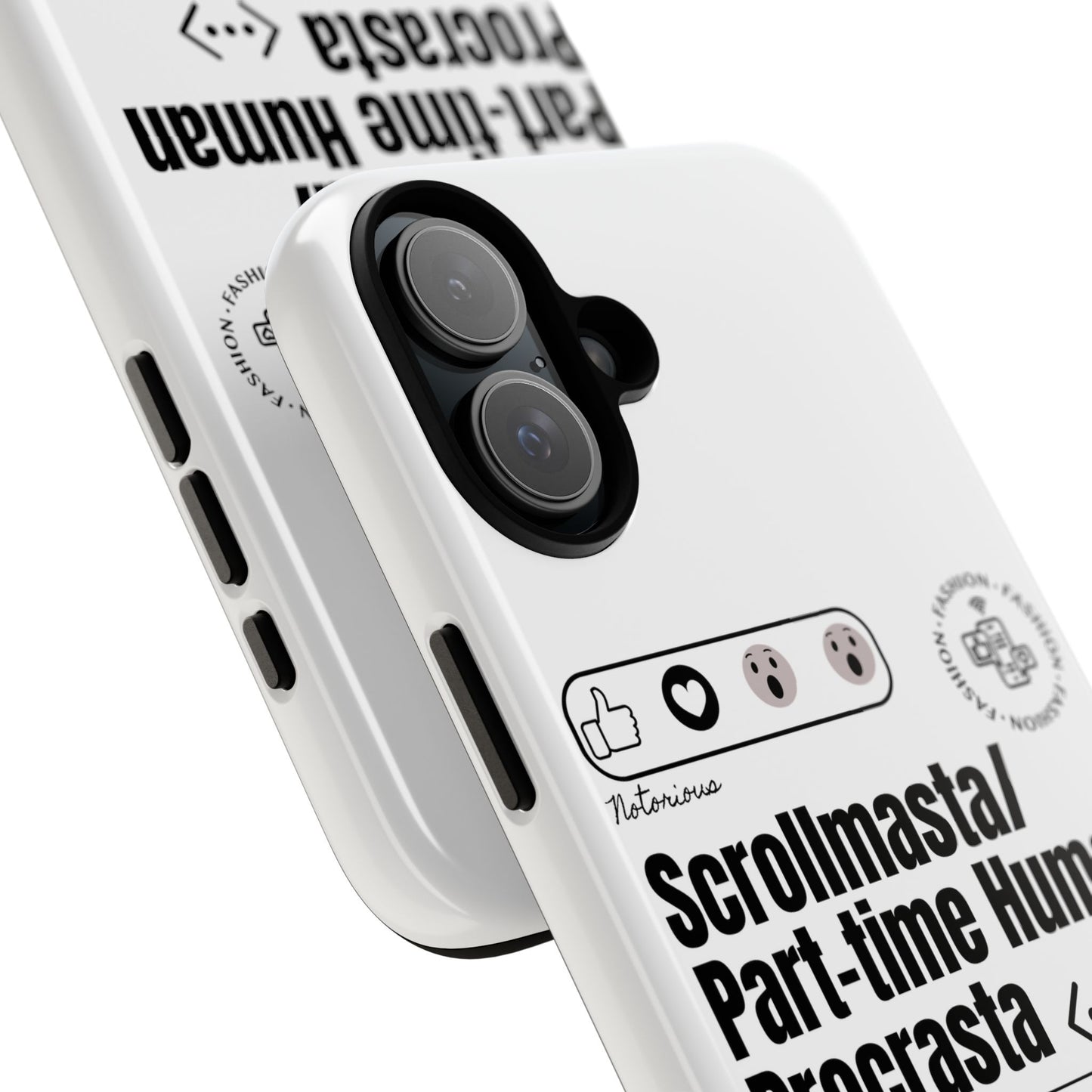 Virtuosoh Scrollmasta Tough Phone case for iPhone - White