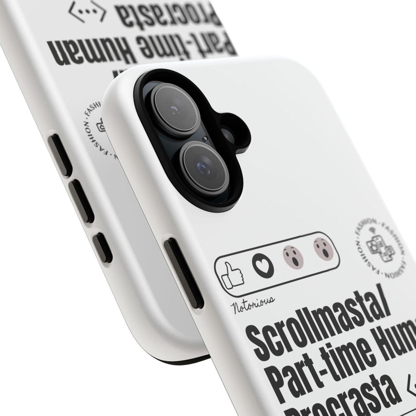 Virtuosoh Scrollmasta Tough Phone case for iPhone - White