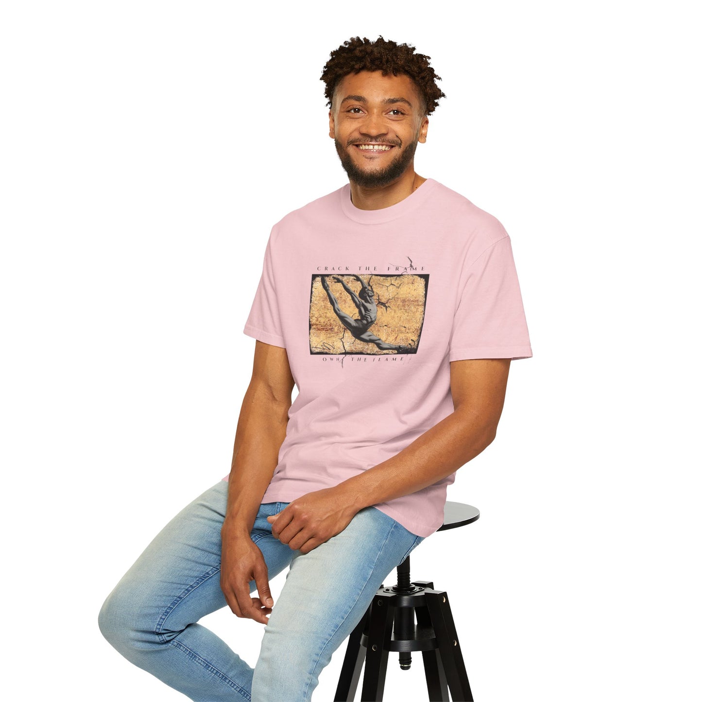 Virtuosoh Crack the Frame Own the Flame unisex T-shirt