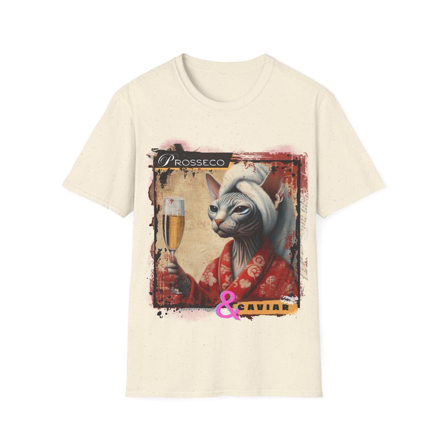 Virtuosoh Prosseco & Caviar Unisex Softstyle T-Shirt
