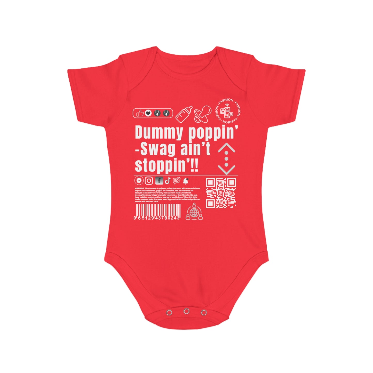 Virtuosoh Baby Dummy Poppin' Babysuit