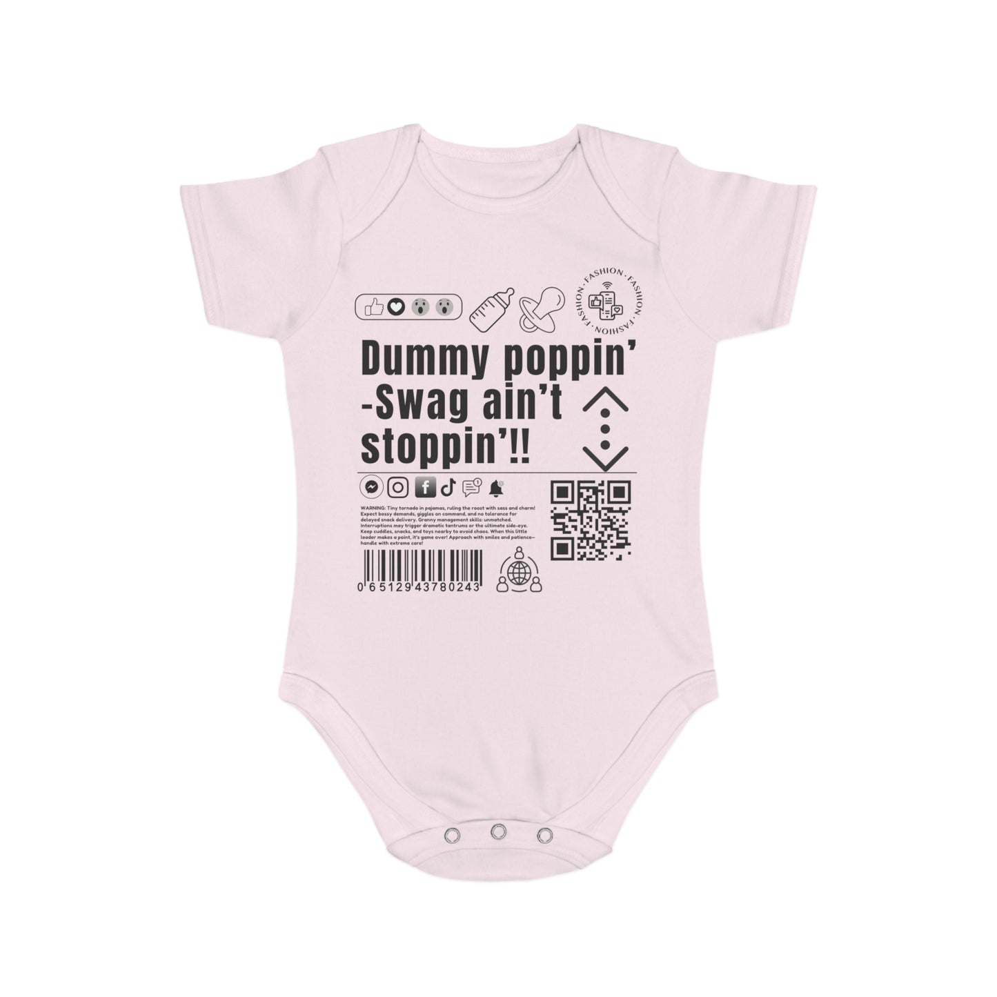 Virtuosoh Baby Dummy Poppin' Babysuit