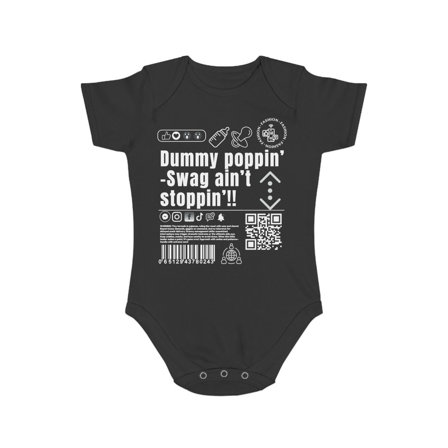 Virtuosoh Baby Dummy Poppin' Babysuit