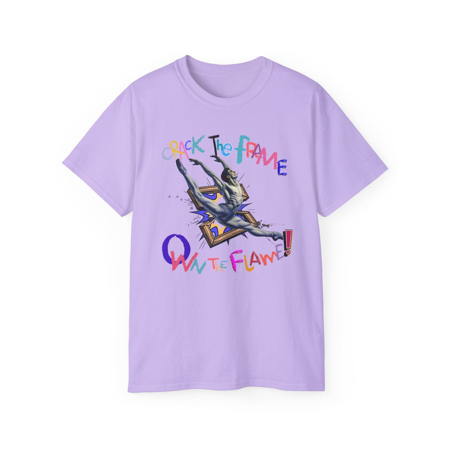 Virtuosoh Crack the Frame, Own the Flame Unisex T-shirt