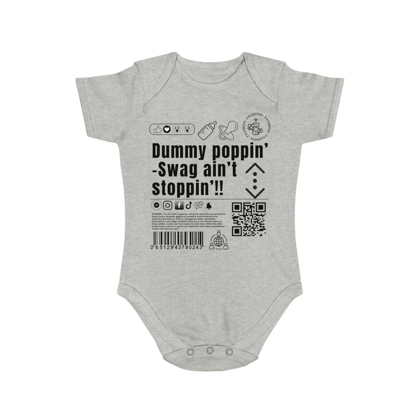 Virtuosoh Baby Dummy Poppin' Babysuit