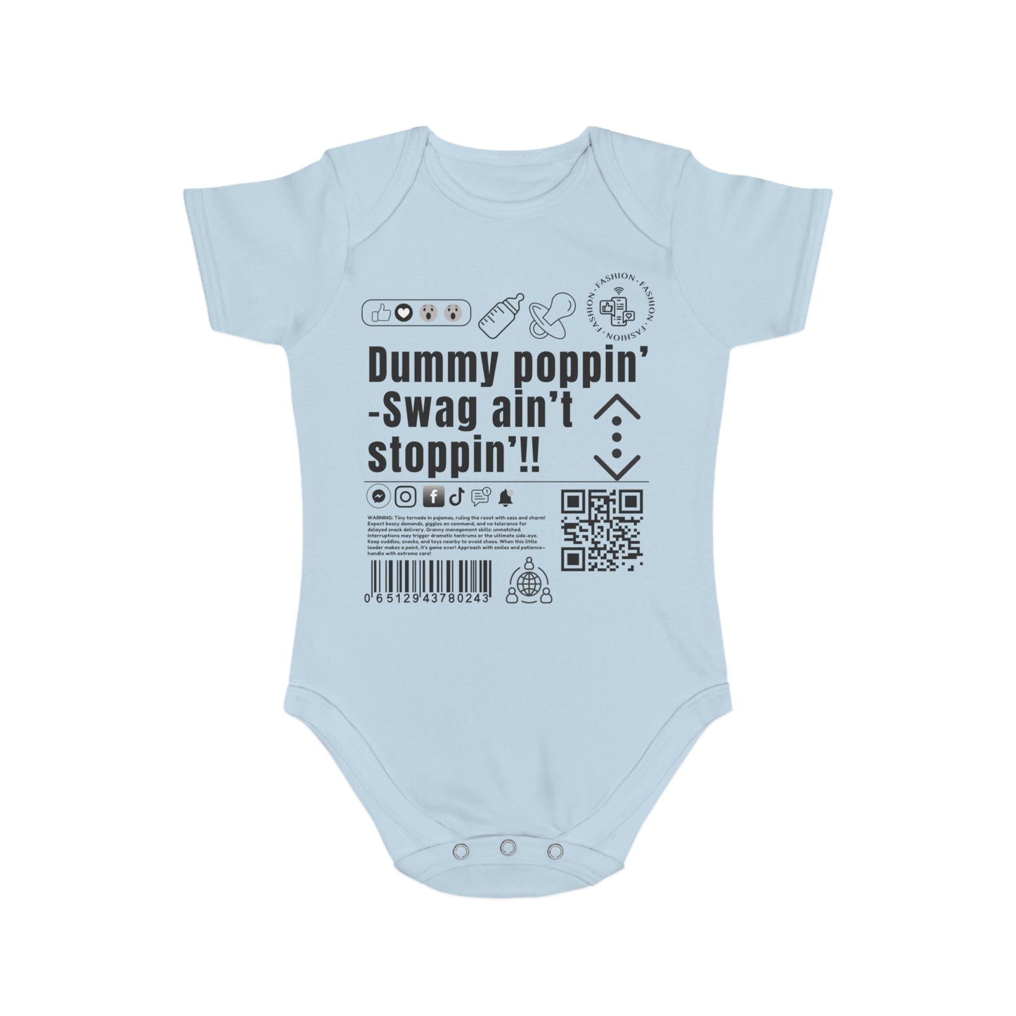 Virtuosoh Baby Dummy Poppin' Babysuit