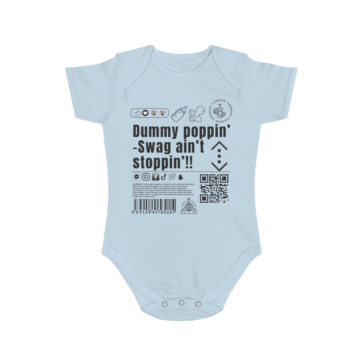 Virtuosoh Baby Dummy Poppin' Babysuit
