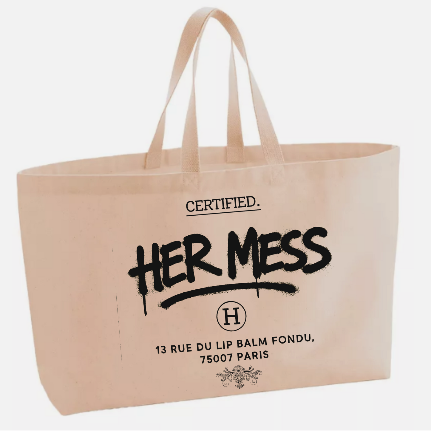 Her mess Oversized Tote Canvas/Cotton bag