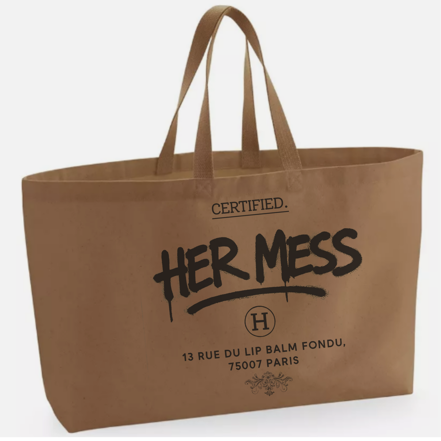 Her mess Oversized Tote Canvas/Cotton bag
