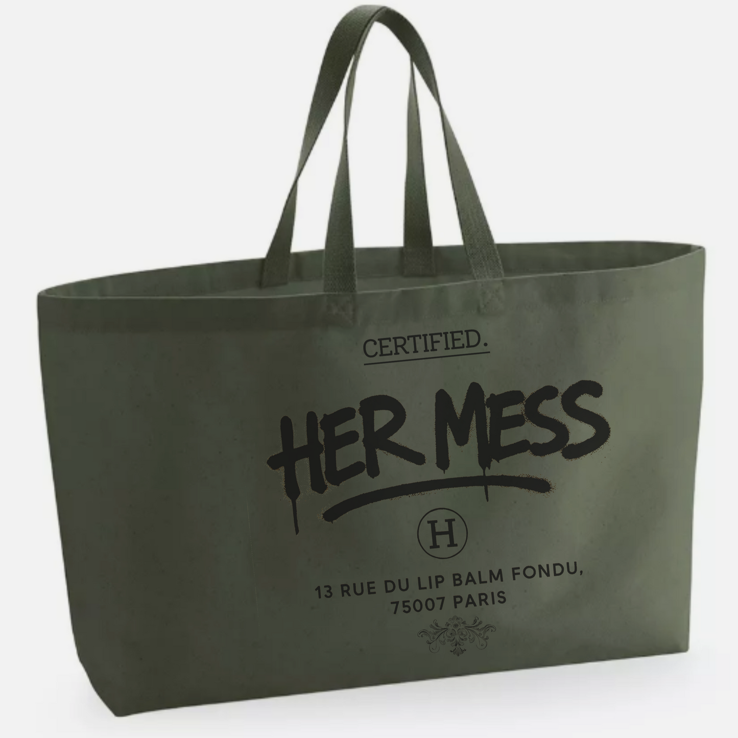 Her mess Oversized Tote Canvas/Cotton bag