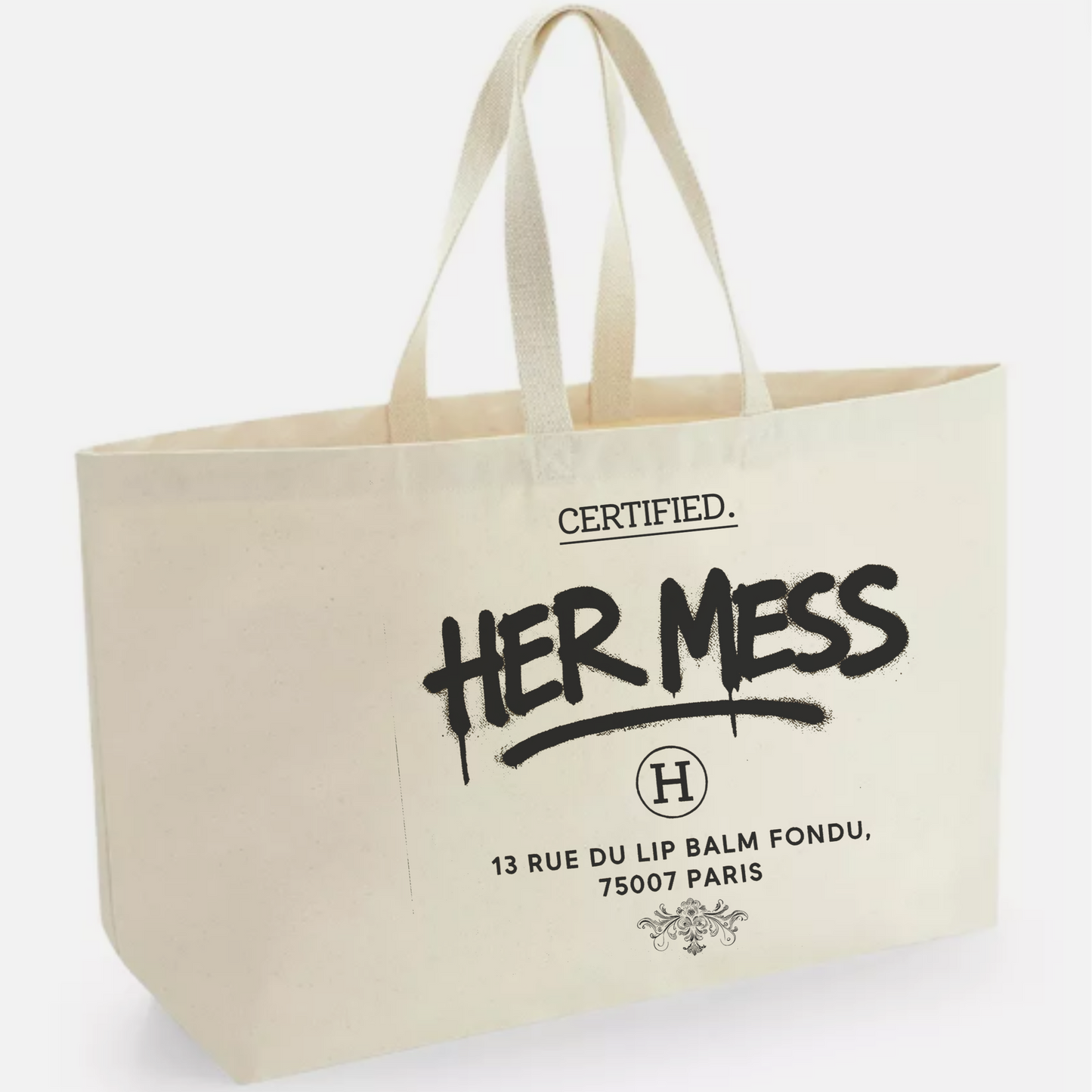 Her mess Oversized Tote Canvas/Cotton bag