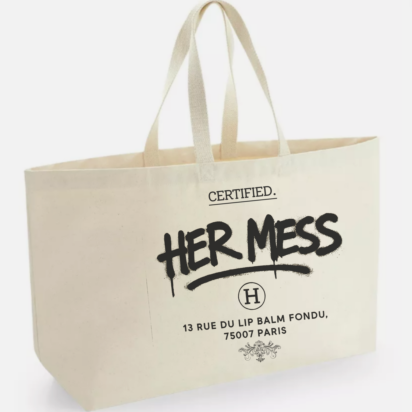 Her mess Oversized Tote Canvas/Cotton bag