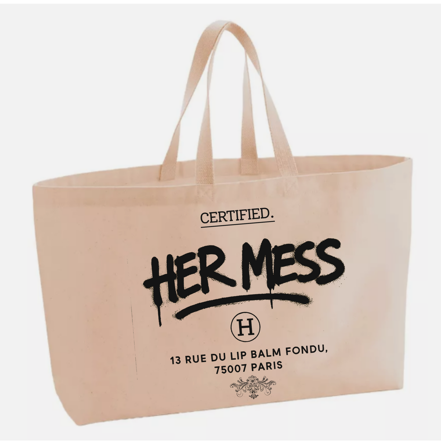 Her mess Oversized Tote Canvas/Cotton bag