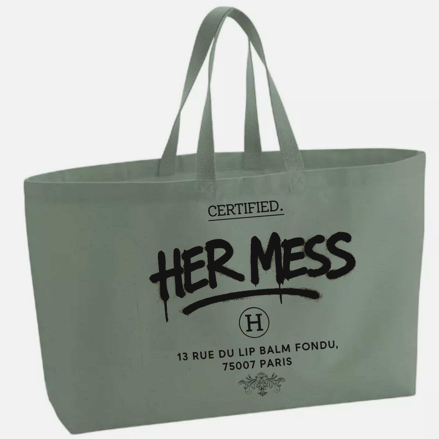 Her mess Oversized Tote Canvas/Cotton bag