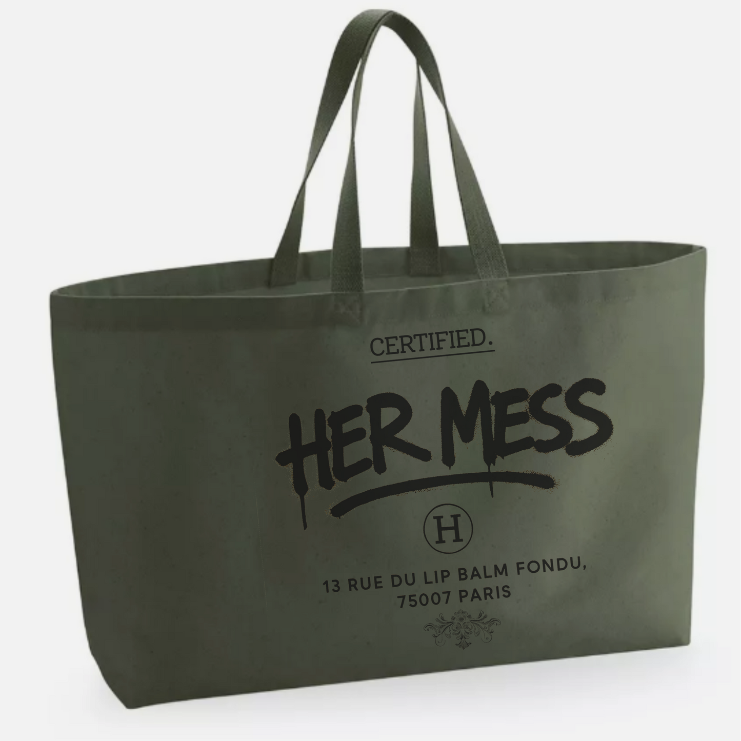 Her mess Oversized Tote Canvas/Cotton bag