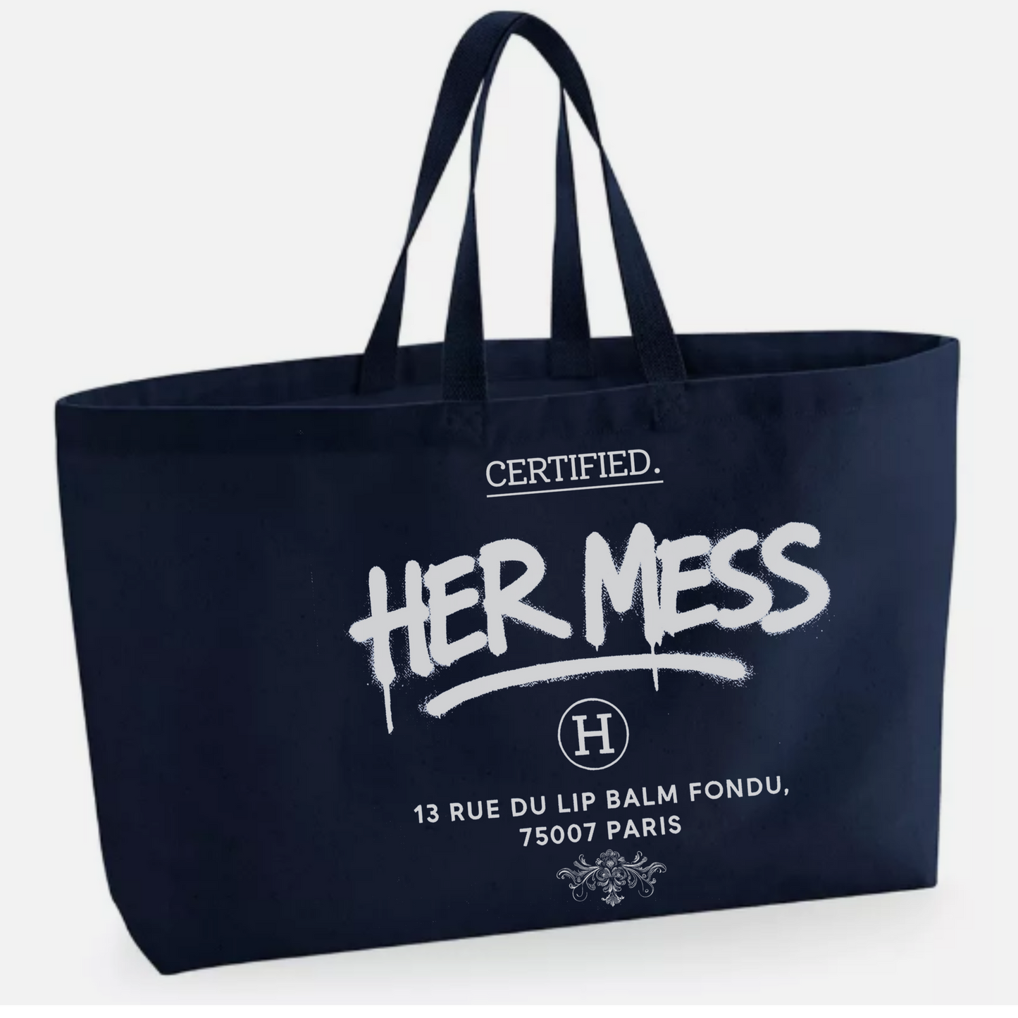 Her mess Oversized Tote Canvas/Cotton bag