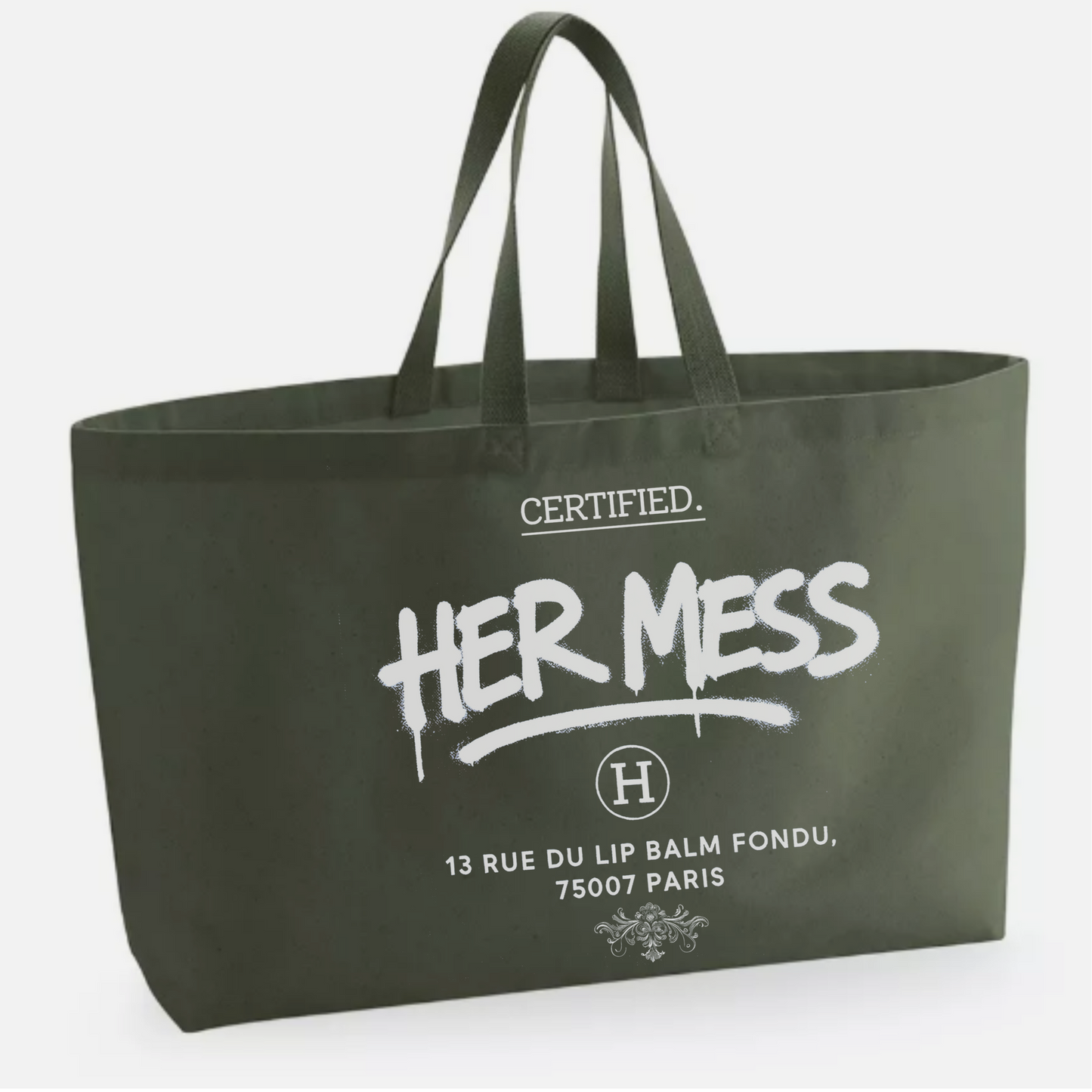 Her mess Oversized Tote Canvas/Cotton bag