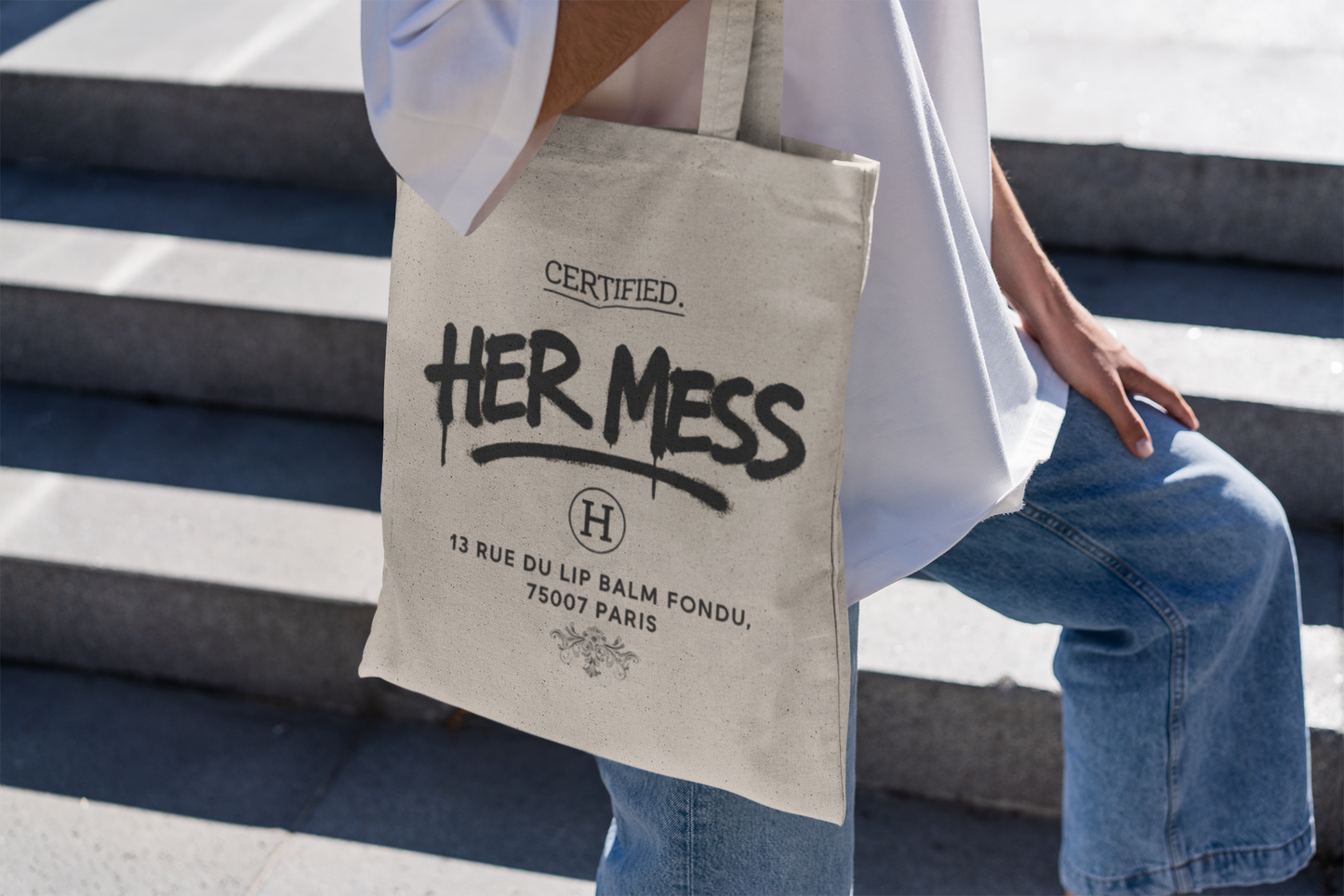 Virtuosoh Her mess canvas bag