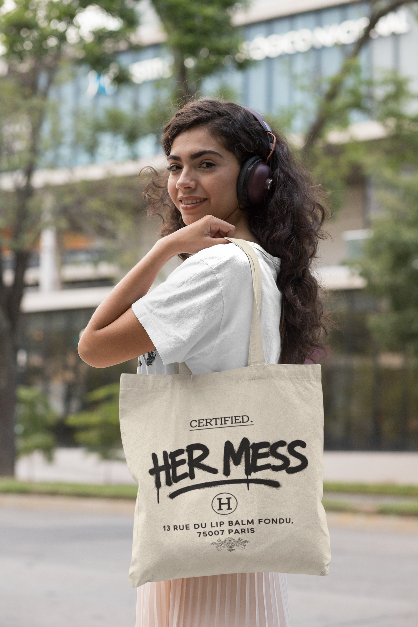 Virtuosoh Her mess canvas bag