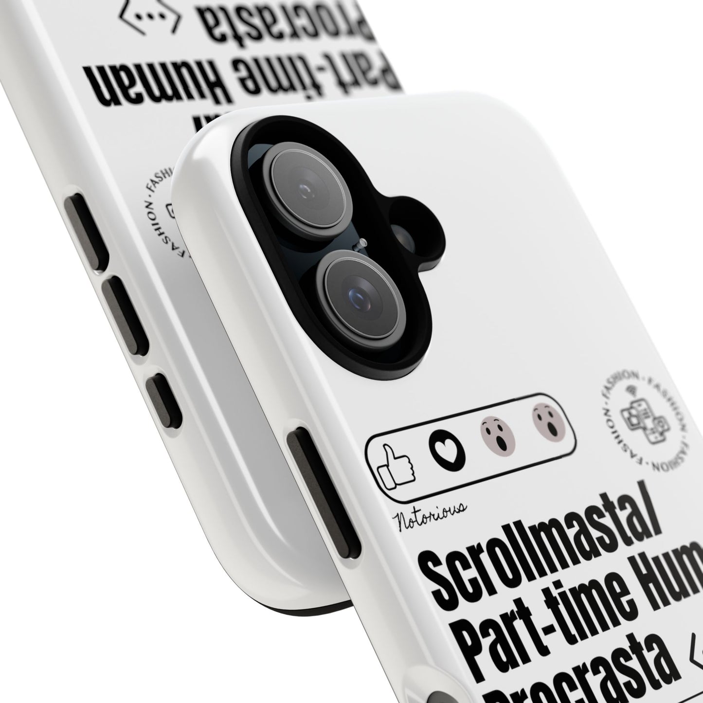 Virtuosoh Scrollmasta Tough Phone case for iPhone - White