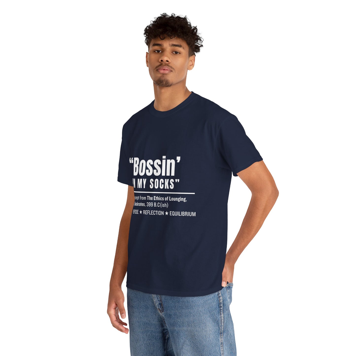 Virtuosoh Bossin' in My Socks Unisex Heavy Cotton T-shirt