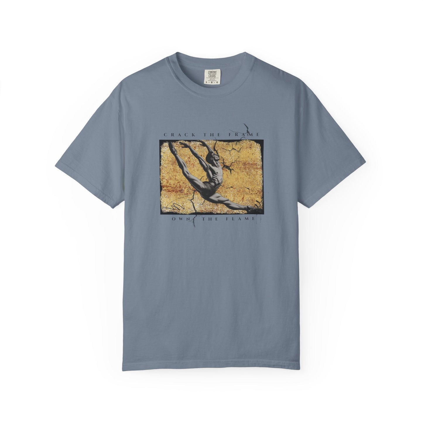 Virtuosoh Crack the Frame Own the Flame unisex T-shirt