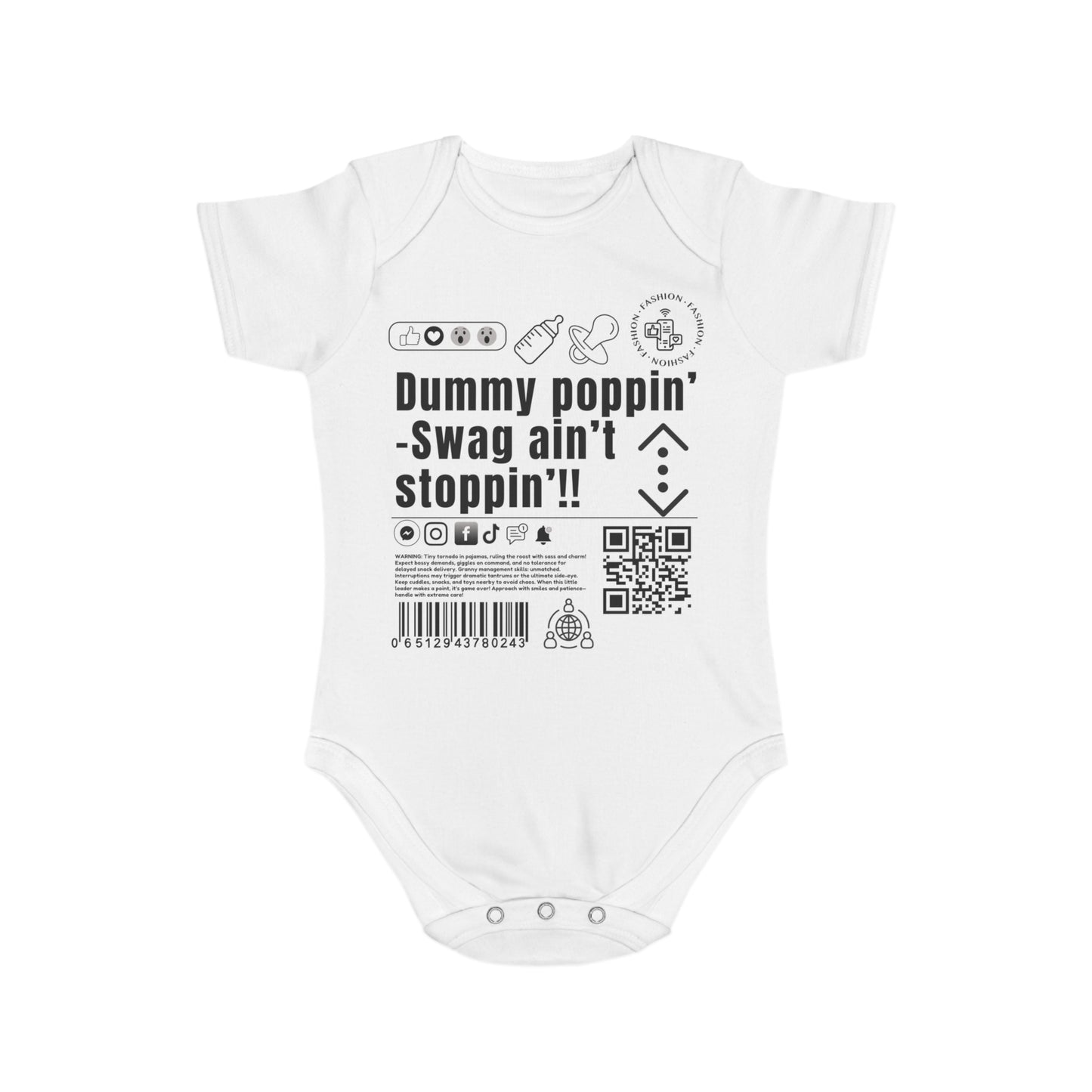 Virtuosoh Baby Dummy Poppin' Babysuit