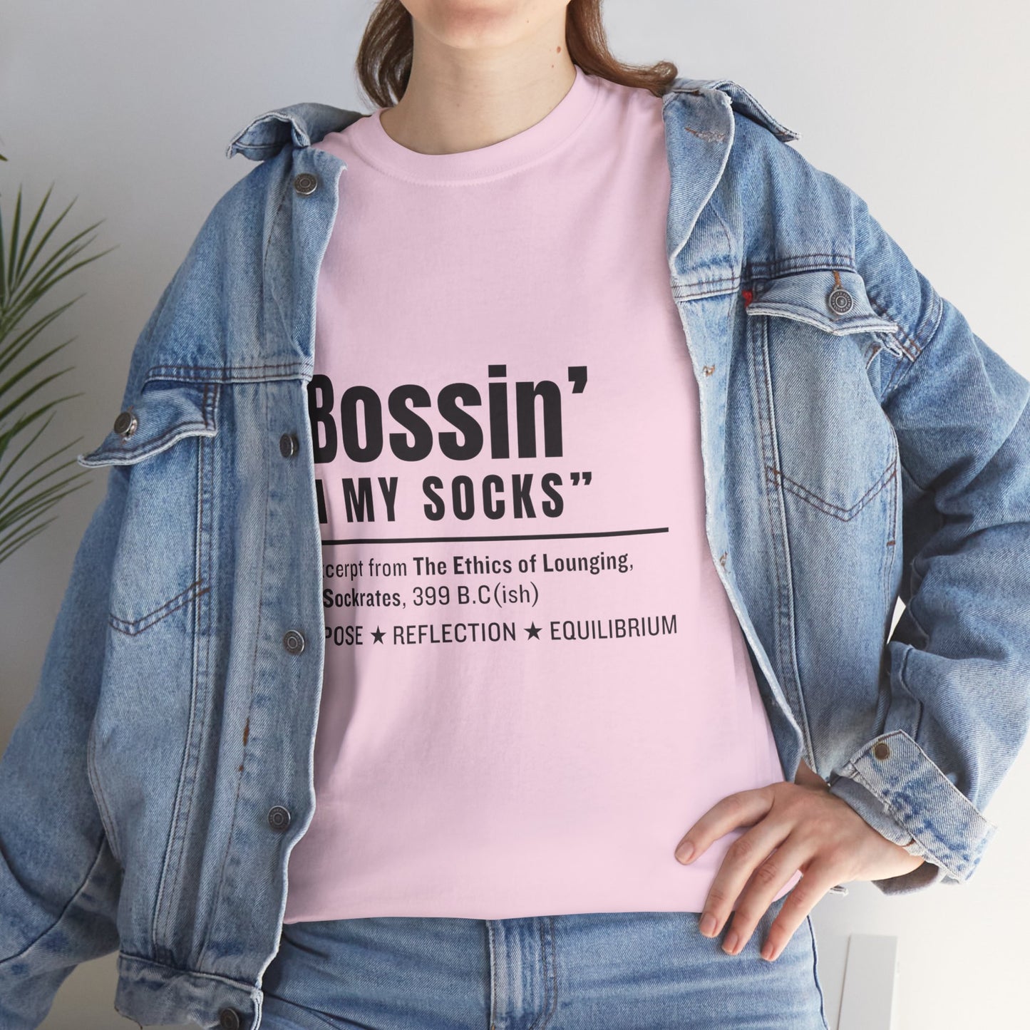 Virtuosoh Bossin' in My Socks Unisex Heavy Cotton T-shirt