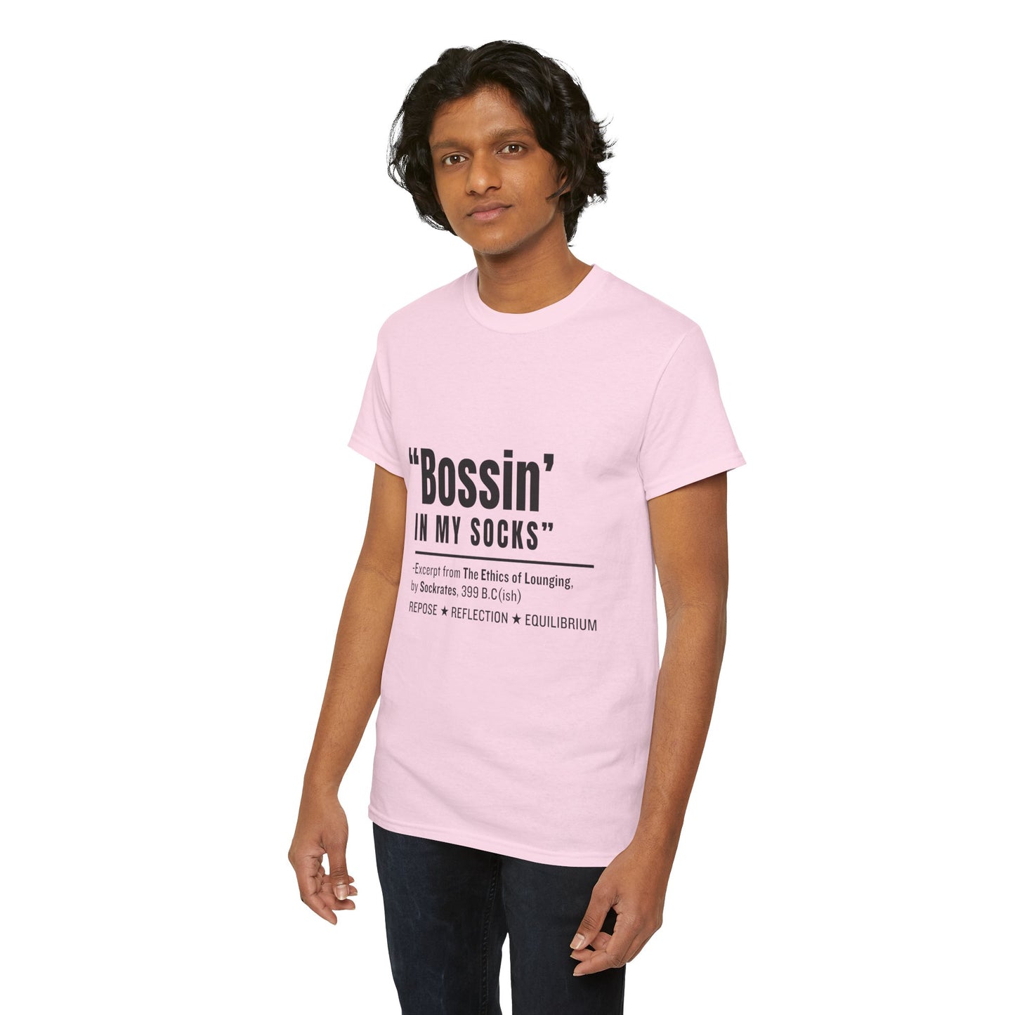 Virtuosoh Bossin' in My Socks Unisex Heavy Cotton T-shirt