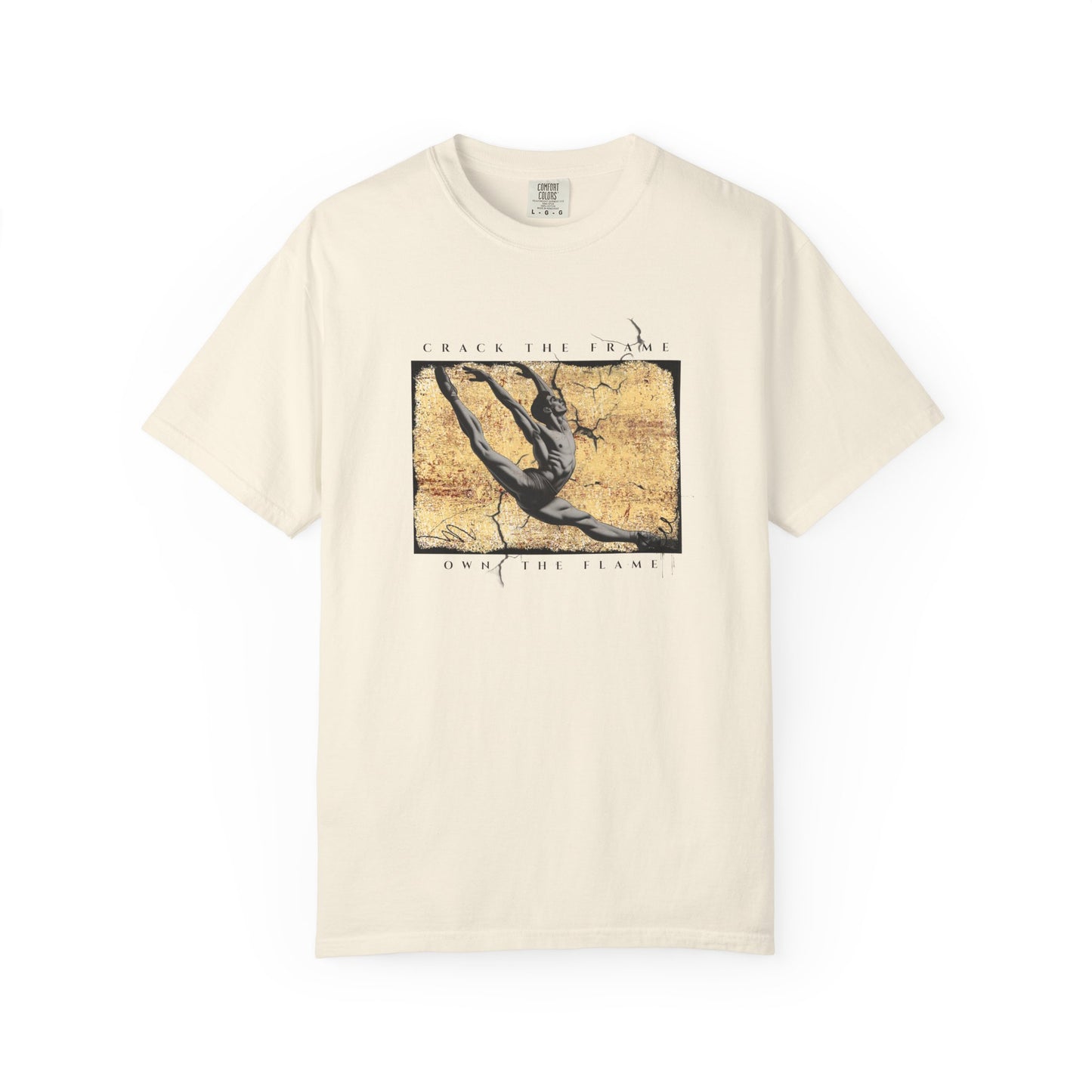 Virtuosoh Crack the Frame Own the Flame unisex T-shirt