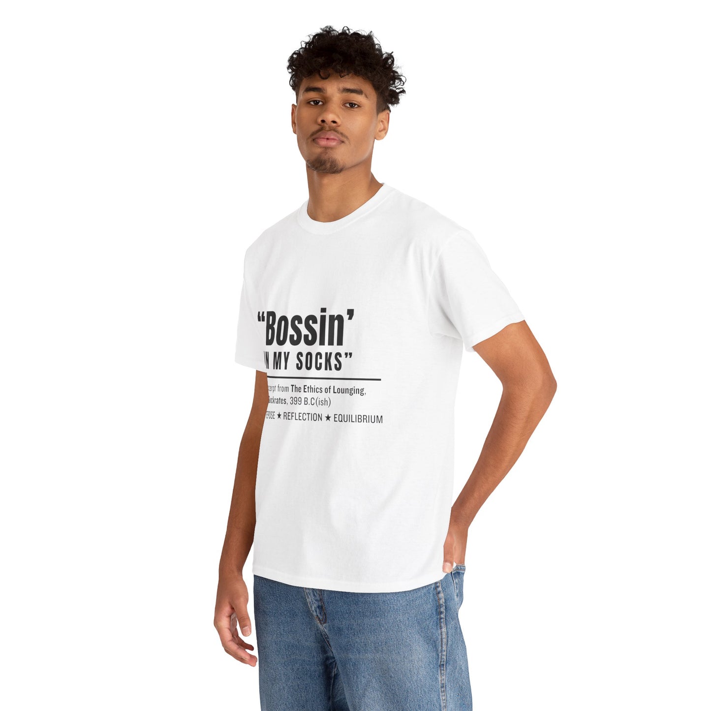 Virtuosoh Bossin' in My Socks Unisex Heavy Cotton T-shirt