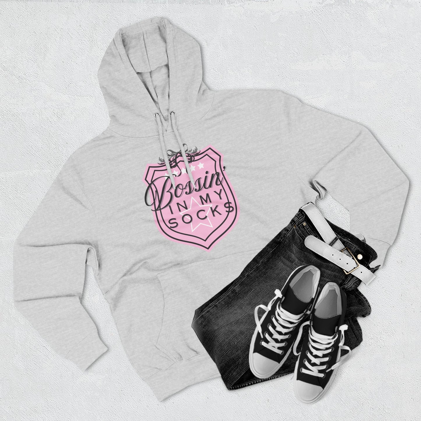 Virtuosoh Bossin' in My Socks Fleece unisex Hoodie