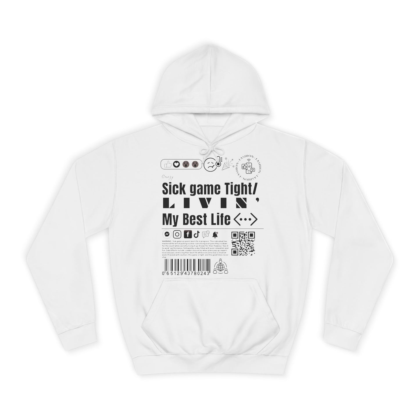 Virtuosoh Sick Game Tight Unisex Hoodie