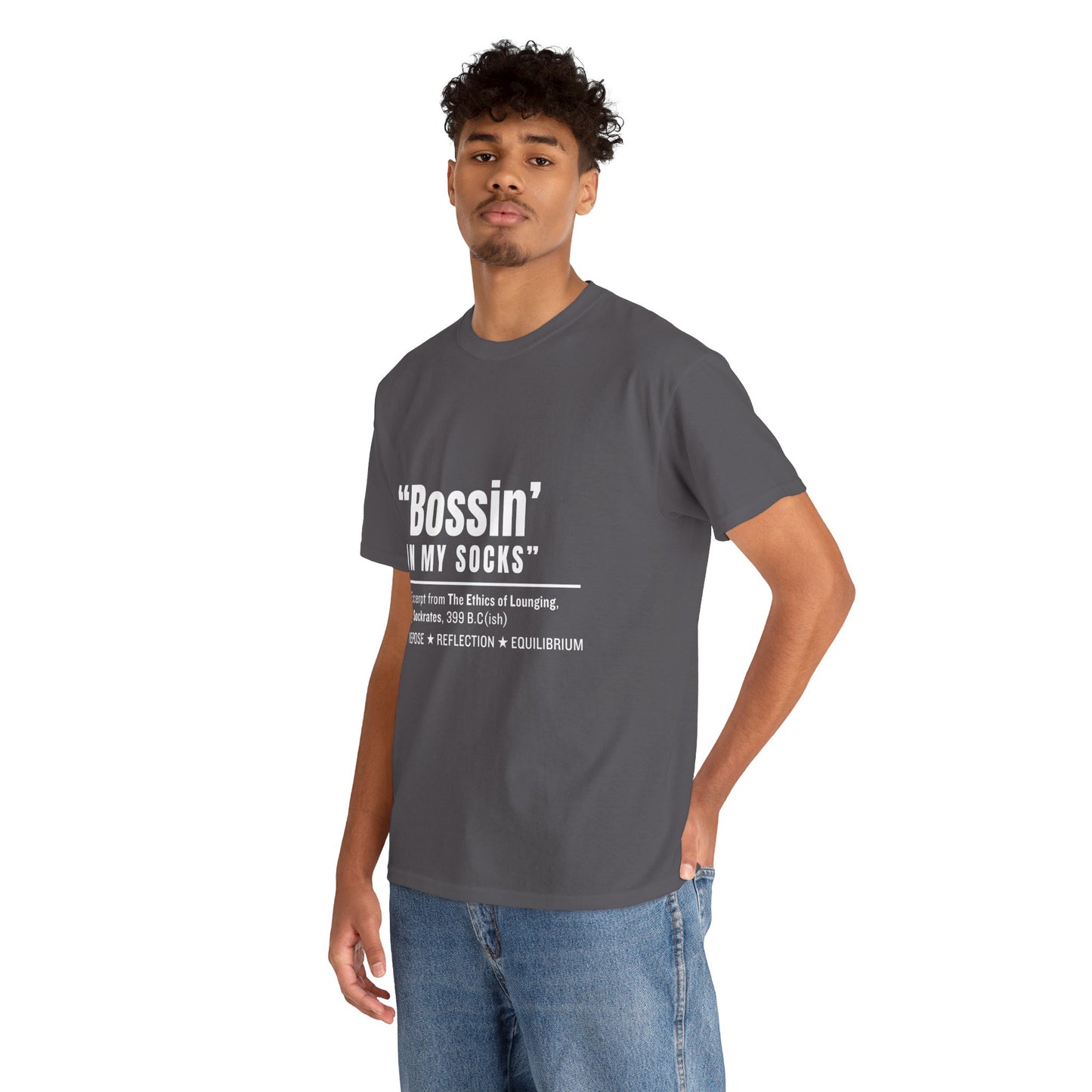 Virtuosoh Bossin' in My Socks Unisex Heavy Cotton T-shirt