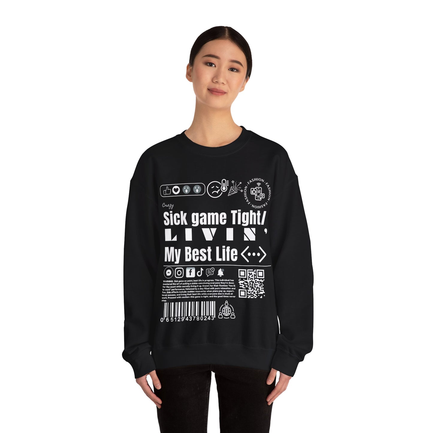Virtuosoh Sick Game Tight Unisex Sweatshirt