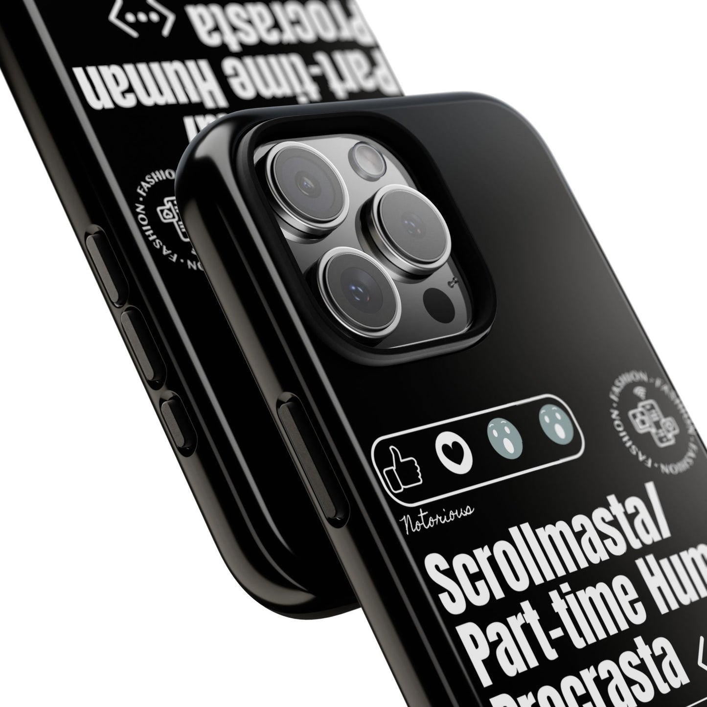 Virtuosoh Scrollmasta Tough Phone Case for iPhone -Black