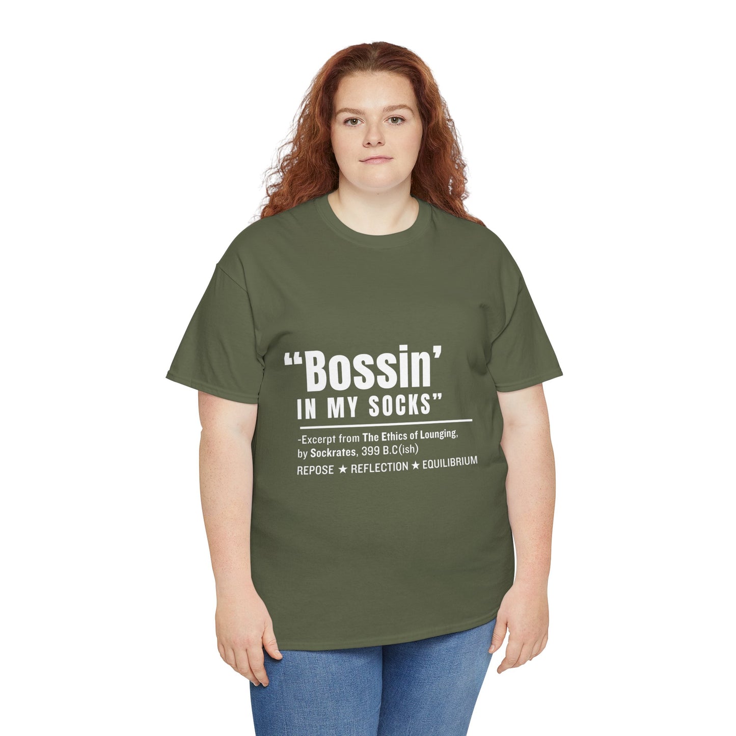 Virtuosoh Bossin' in My Socks Unisex Heavy Cotton T-shirt
