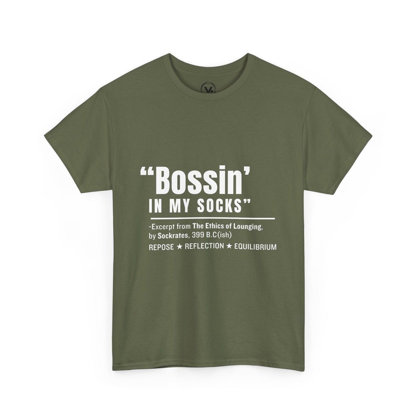 Virtuosoh Bossin' in My Socks Unisex Heavy Cotton T-shirt