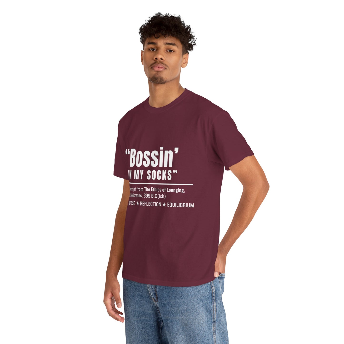 Virtuosoh Bossin' in My Socks Unisex Heavy Cotton T-shirt