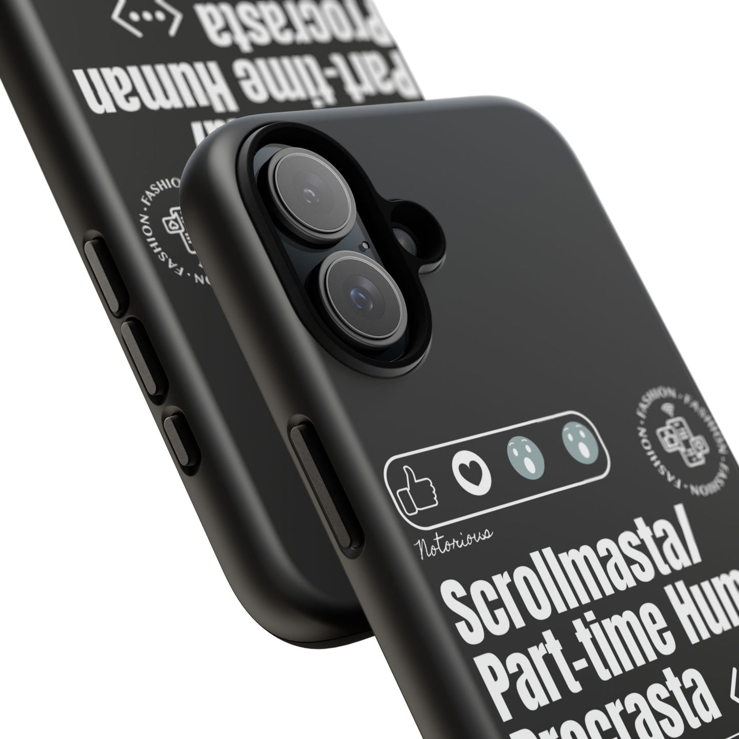 Virtuosoh Scrollmasta Tough Phone Case for iPhone -Black
