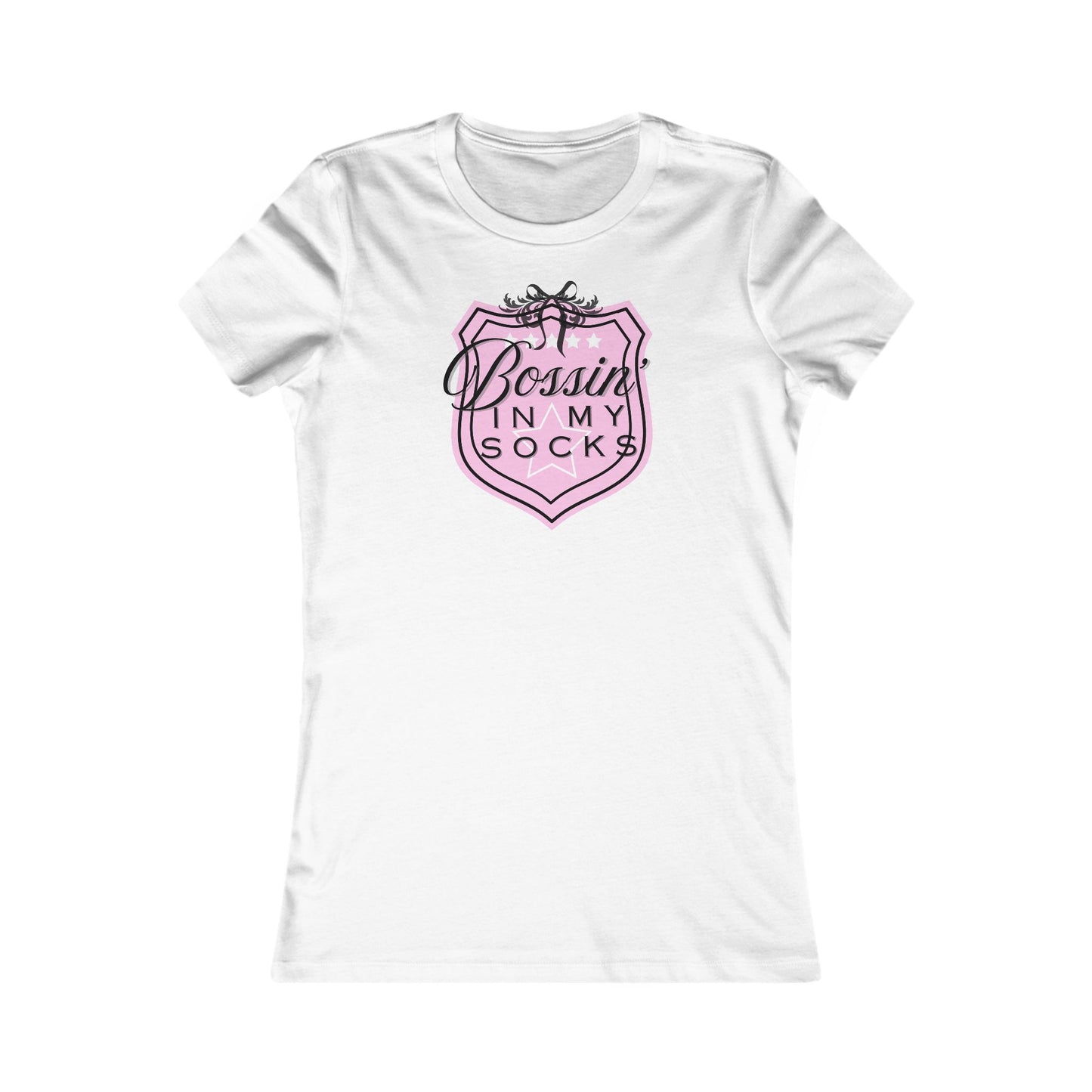 Virtuosoh Women's Graphic T-shirt  Bossin' in My Socks