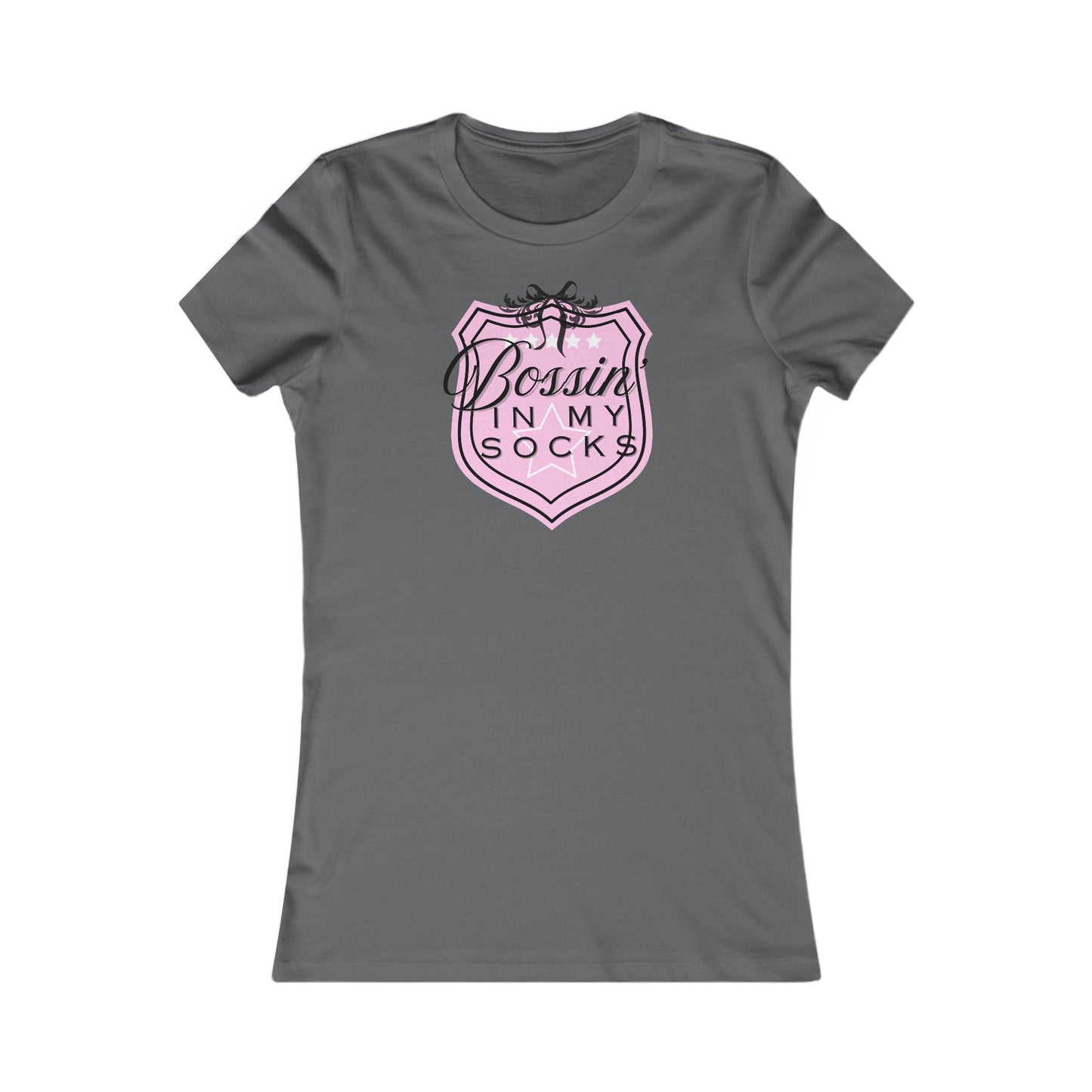 Virtuosoh Women's Graphic T-shirt  Bossin' in My Socks
