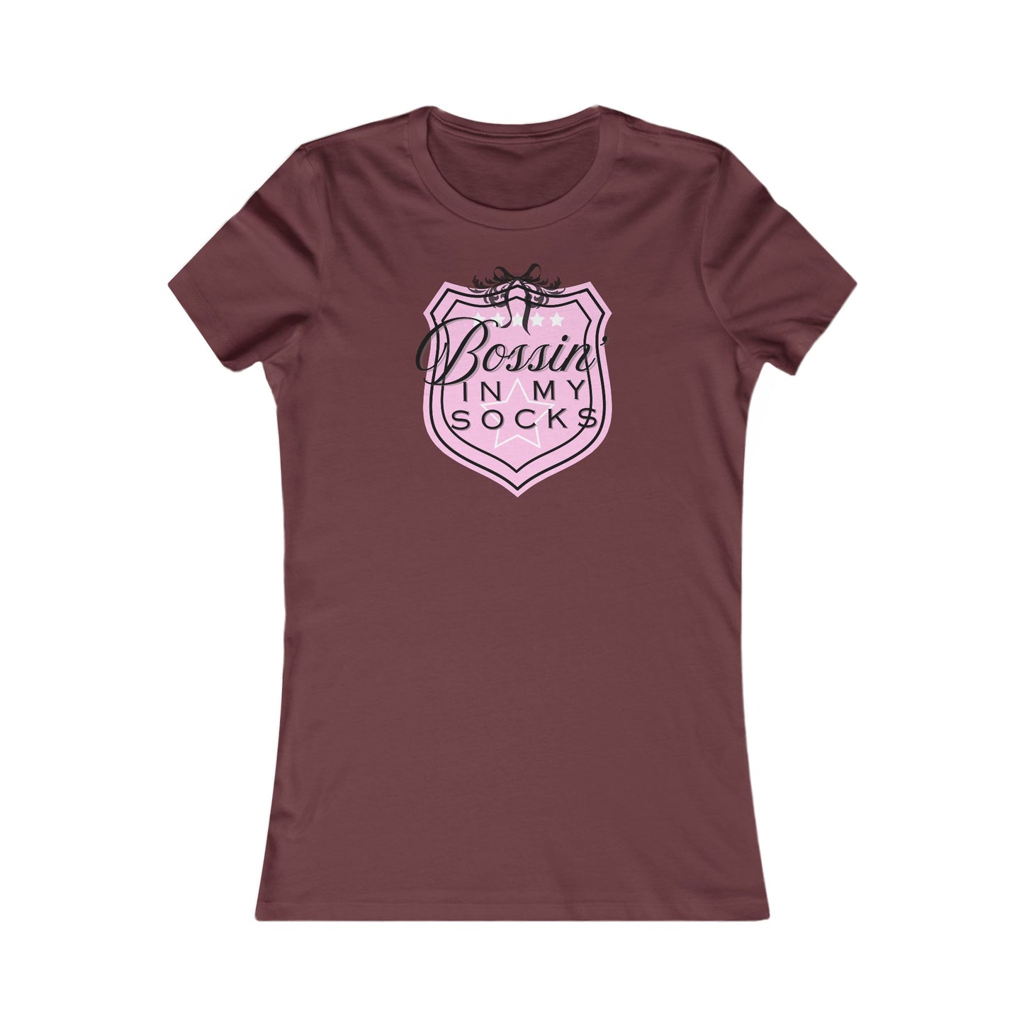 Virtuosoh Women's Graphic T-shirt  Bossin' in My Socks