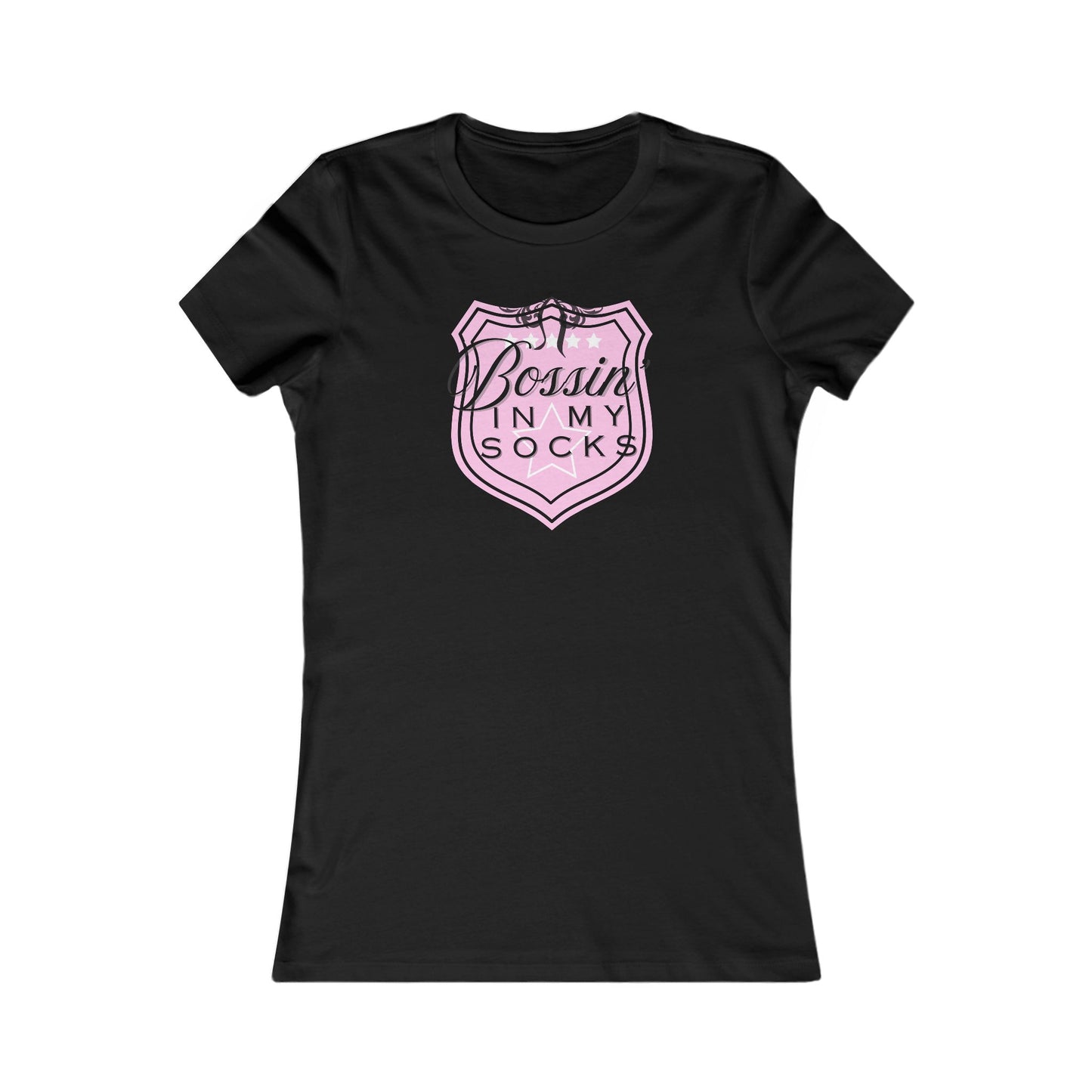 Virtuosoh Women's Graphic T-shirt  Bossin' in My Socks