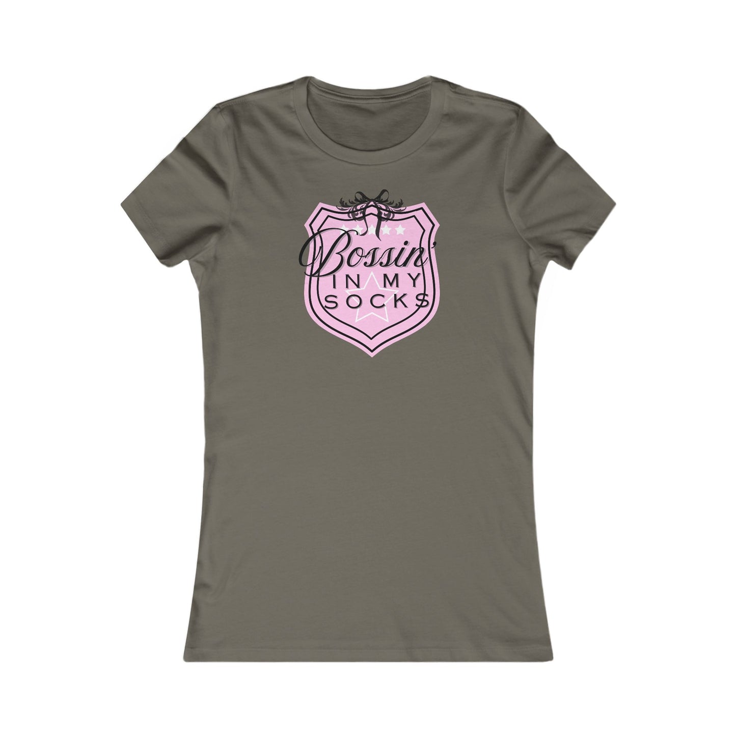 Virtuosoh Women's Graphic T-shirt  Bossin' in My Socks