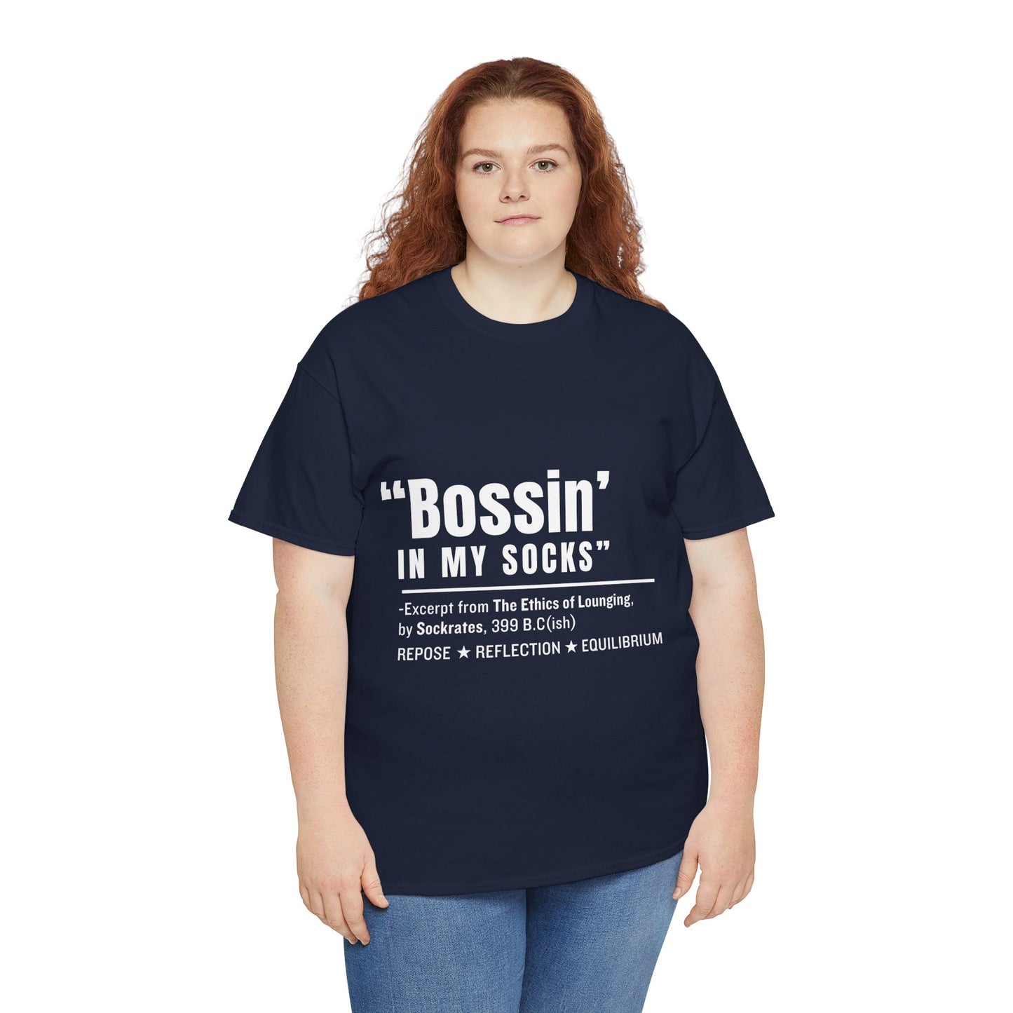 Virtuosoh Bossin' in My Socks Unisex Heavy Cotton T-shirt