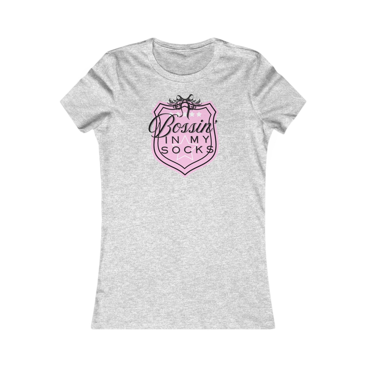 Virtuosoh Women's Graphic T-shirt  Bossin' in My Socks
