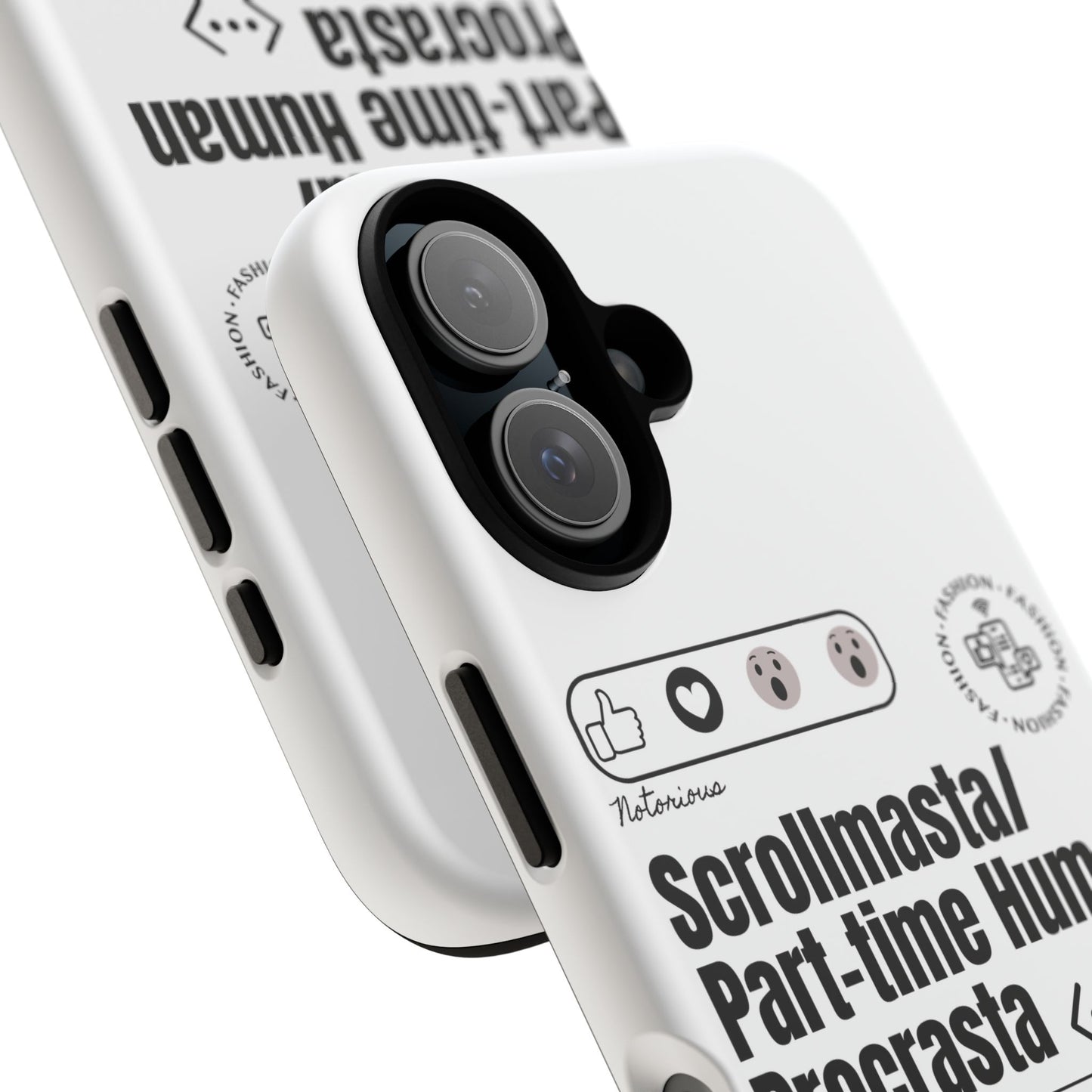 Virtuosoh Scrollmasta Tough Phone case for iPhone - White