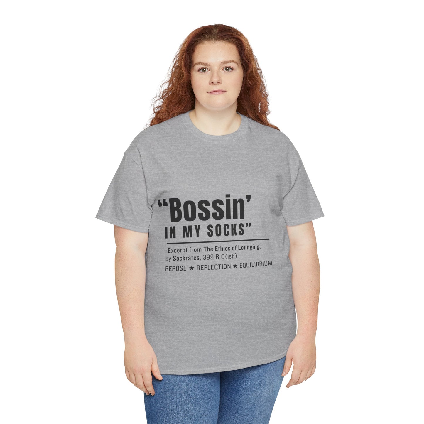 Virtuosoh Bossin' in My Socks Unisex Heavy Cotton T-shirt