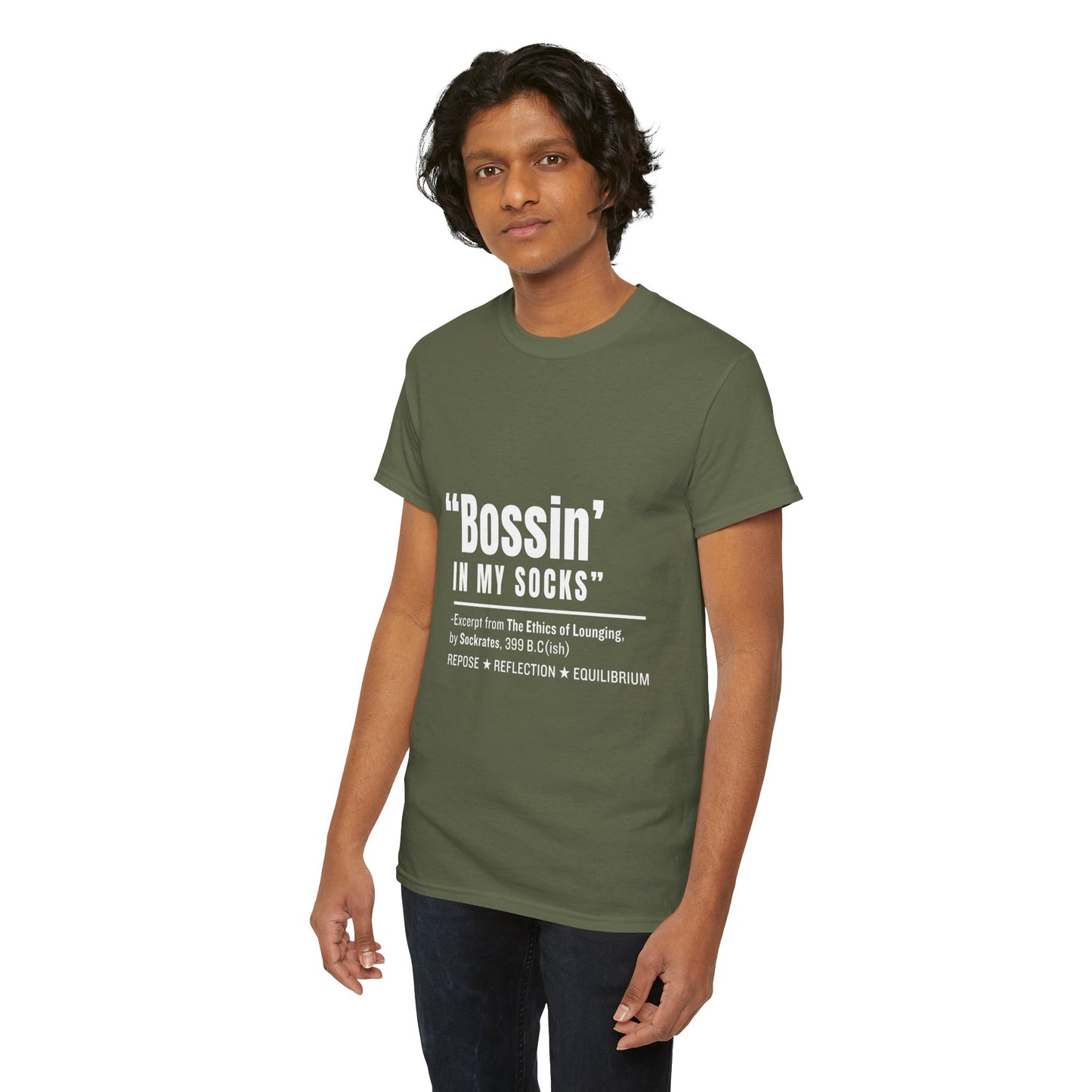 Virtuosoh Bossin' in My Socks Unisex Heavy Cotton T-shirt